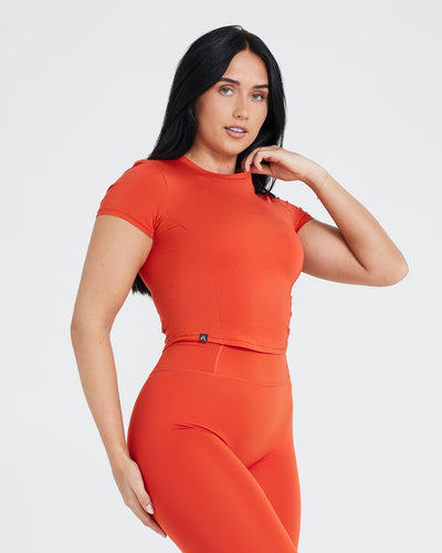 Mellow™ Soft Mid Short Sleeve T-Shirt | Spice