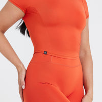 Mellow™ Soft Mid Short Sleeve T-Shirt | Spice