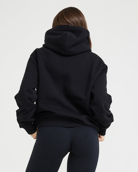 Collant Polaire Noir  The Oversized Hoodie®