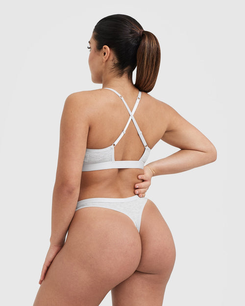 Soft Classic Bralette | Gray Marl