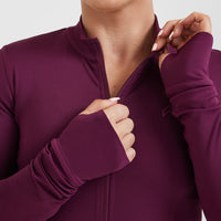 Timeless Crop Jacket | Ripe Fig