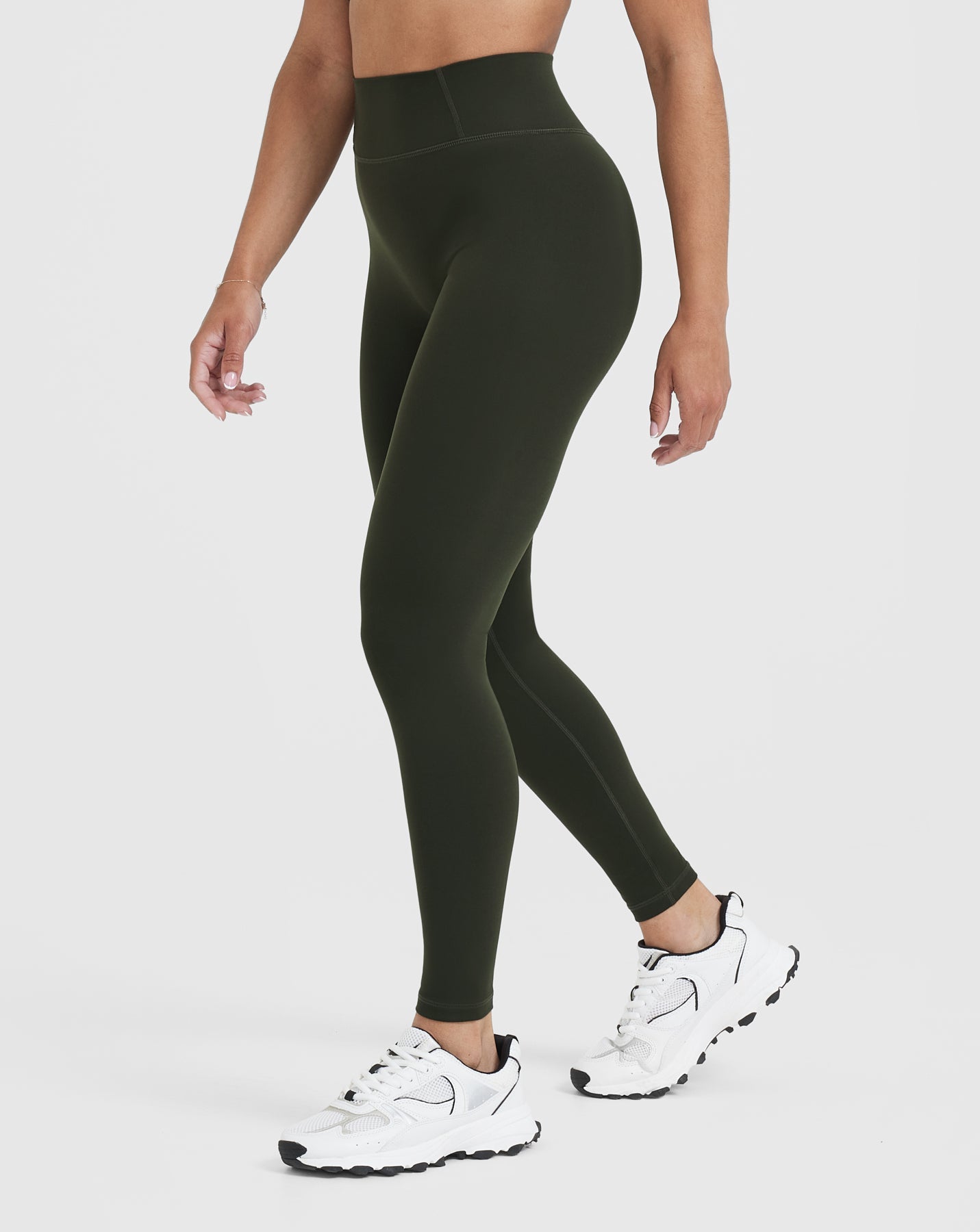 Buy Khaki/Green Active New & Improved High Rise Sports Sculpting