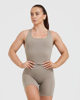 Timeless Square Neck Mid Tank Top | Minky