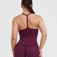 Timeless Square Neck Tank Top | Ripe Fig