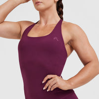 Timeless Square Neck Tank Top | Ripe Fig