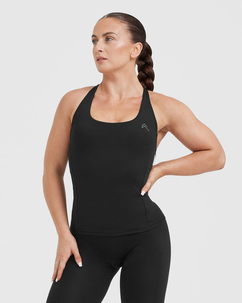 Black Square Neck Vest Women's | Oner Active US