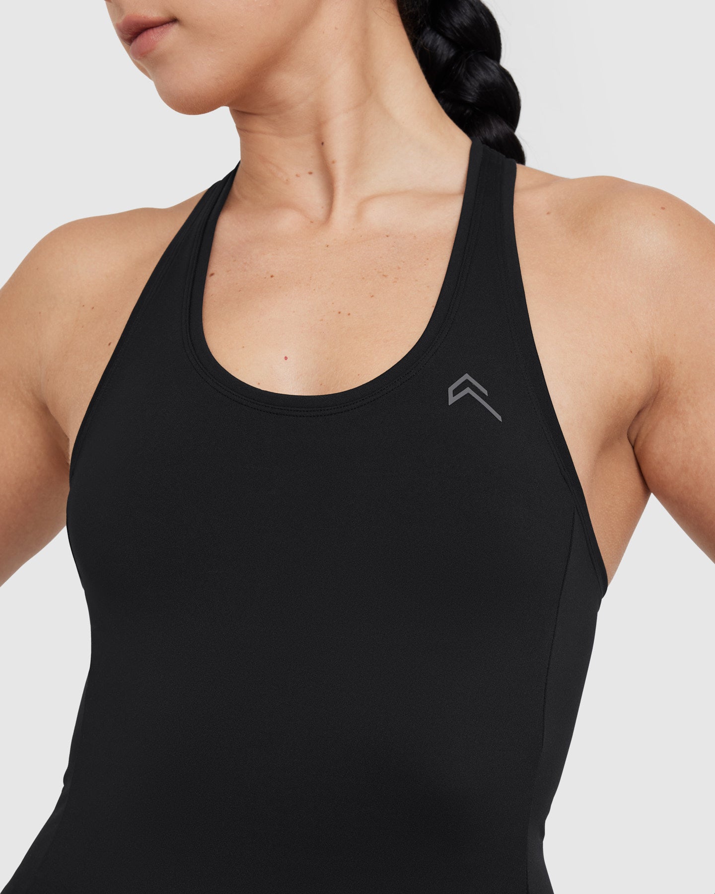 Niuer Women Jersey Tank Top Padded Shoulder Sleeveless Active Sportswear  Sports Vest Blouse Black XL(US 14-16)
