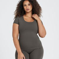 Timeless Short Sleeve Tee | Deep Taupe