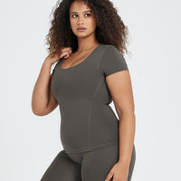 Timeless Short Sleeve Tee | Deep Taupe