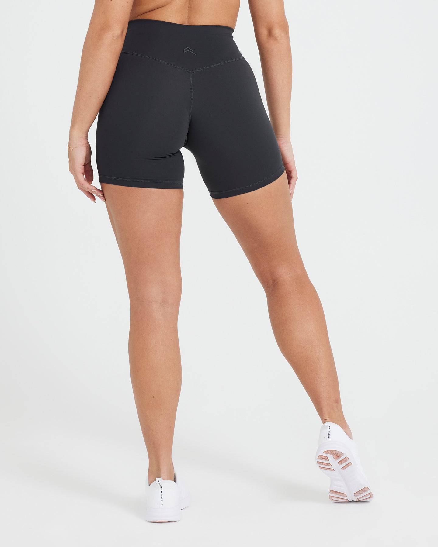 Grey Sport Shorts for Women - Mid Waist - Coal | Oner Active US