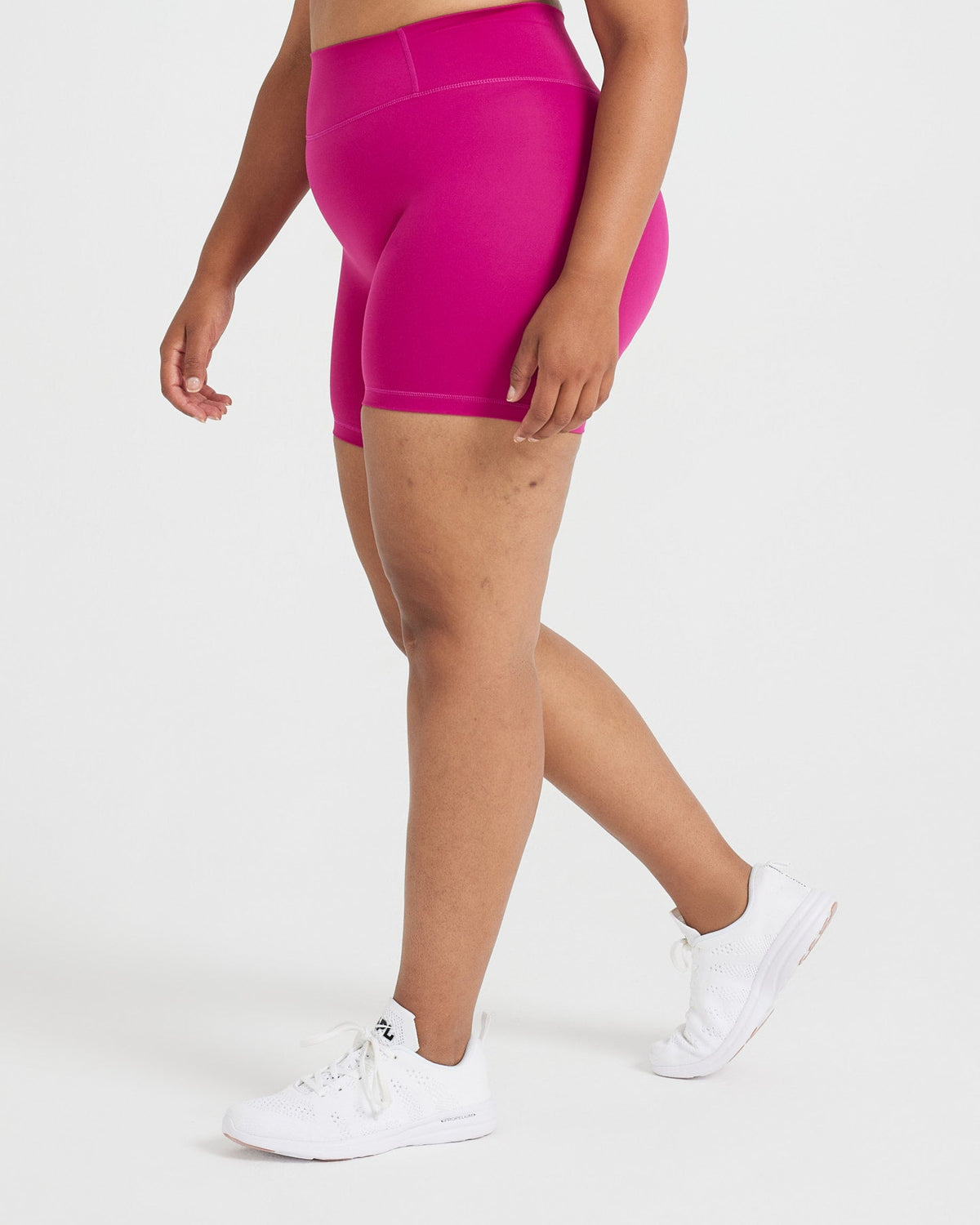 High Waisted Quick Dry Shorts - Fuchsia - Women's | Oner Active US