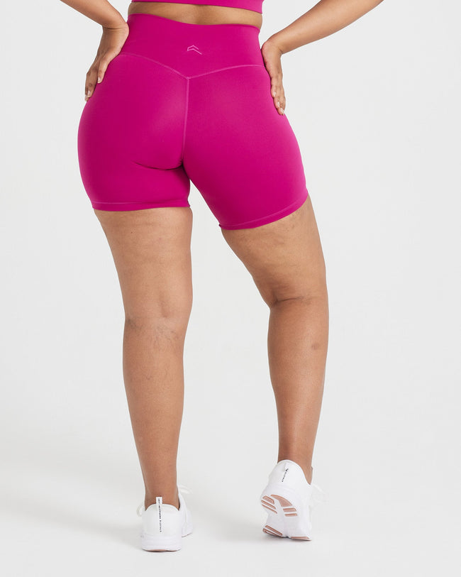 High Waisted Quick Dry Shorts - Fuchsia - Women's | Oner Active US