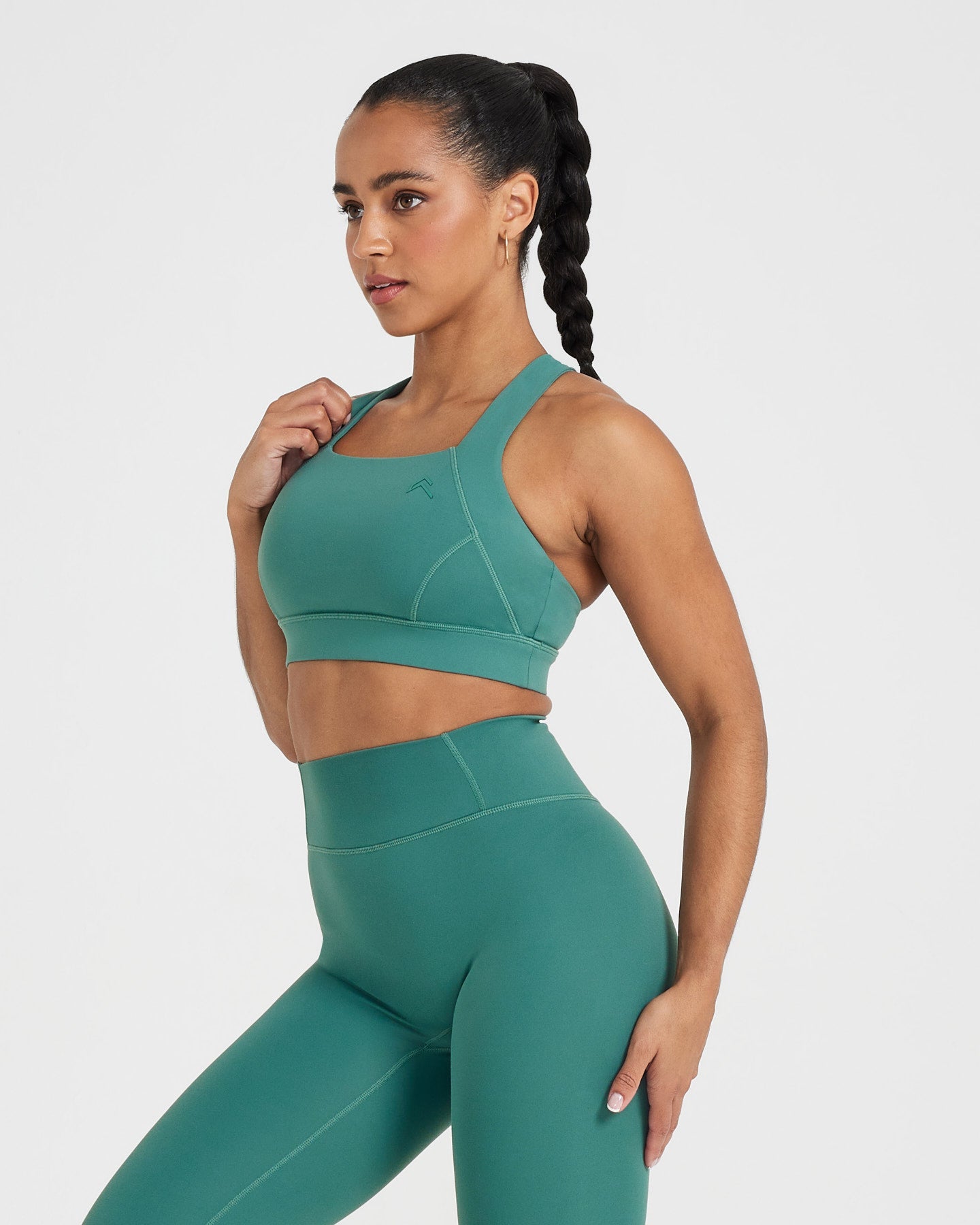 Wide Strap Sports Bra Women's - Mineral Green | Oner Active US