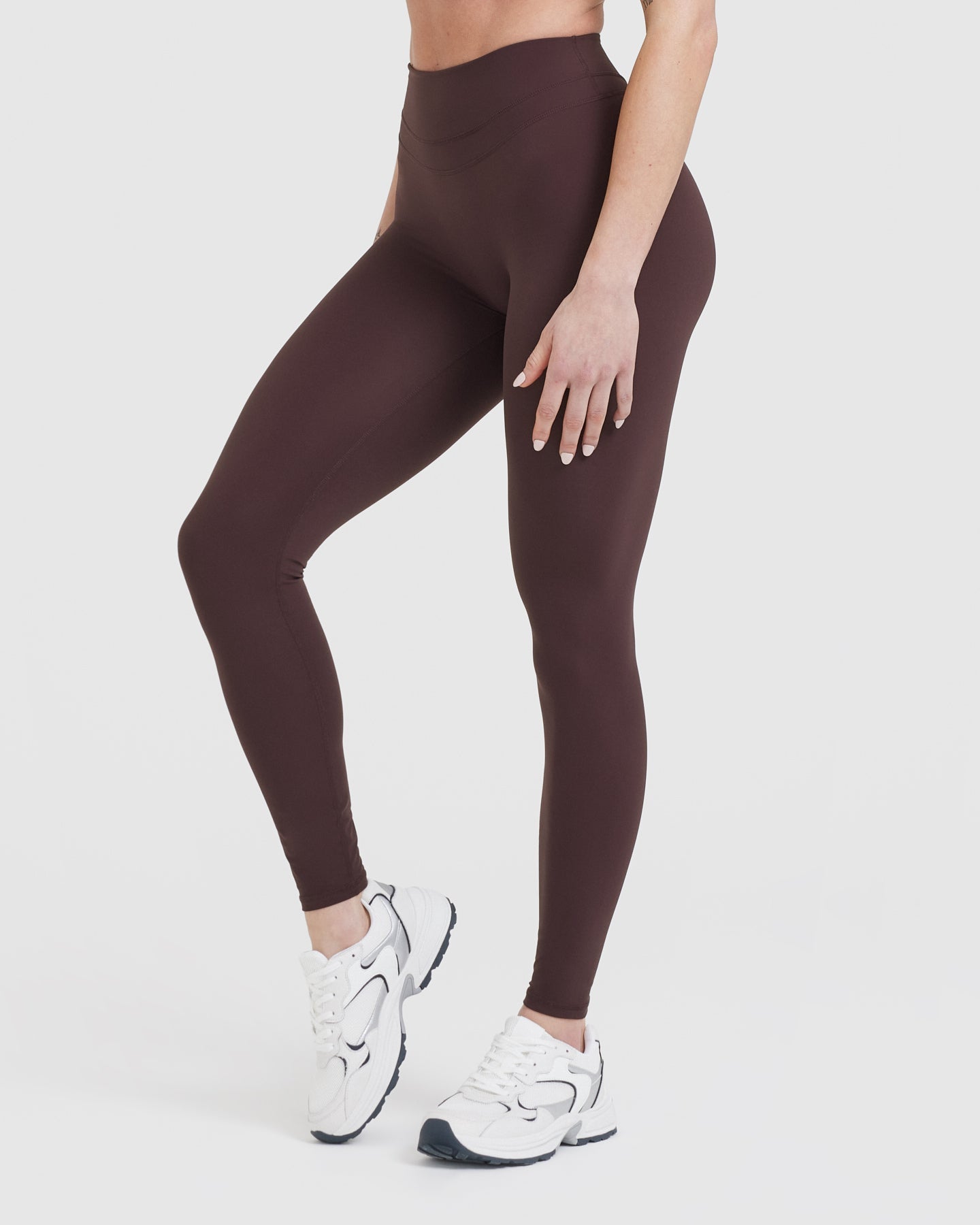 Essential Ultra High Waist Tights - Taupe Brown