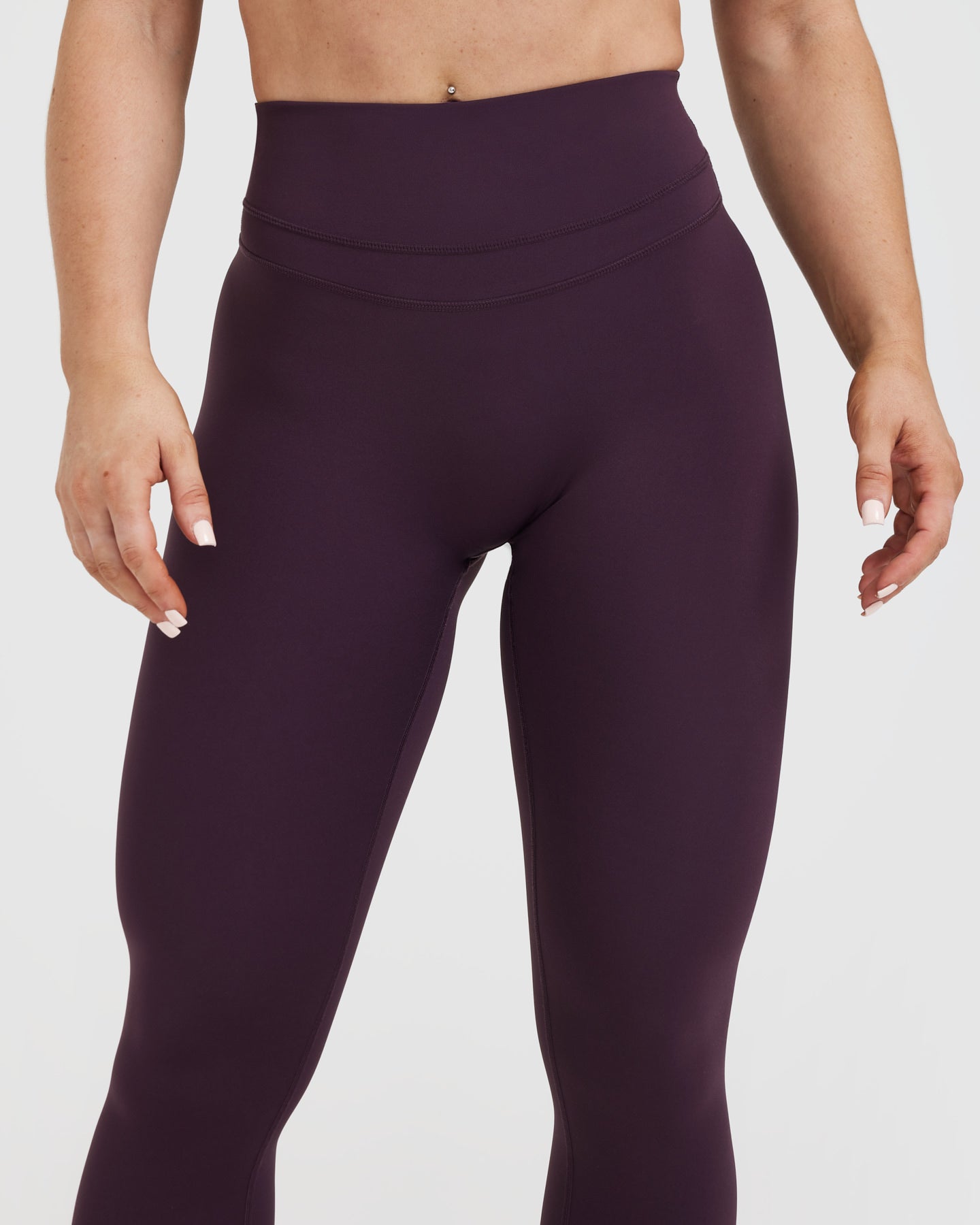 Queen High Waisted Leggings Purple Ryderwear - Jenineshop.com