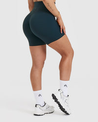 Unified High Waisted Shorts 6" | Oil Blue