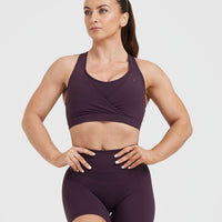 Unified Layered Sports Bra | Blackberry Purple