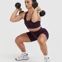 Unified Layered Sports Bra | Blackberry Purple