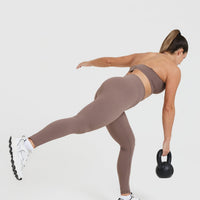 UnifiedMove™ Twist Sports Bra | Cool Brown