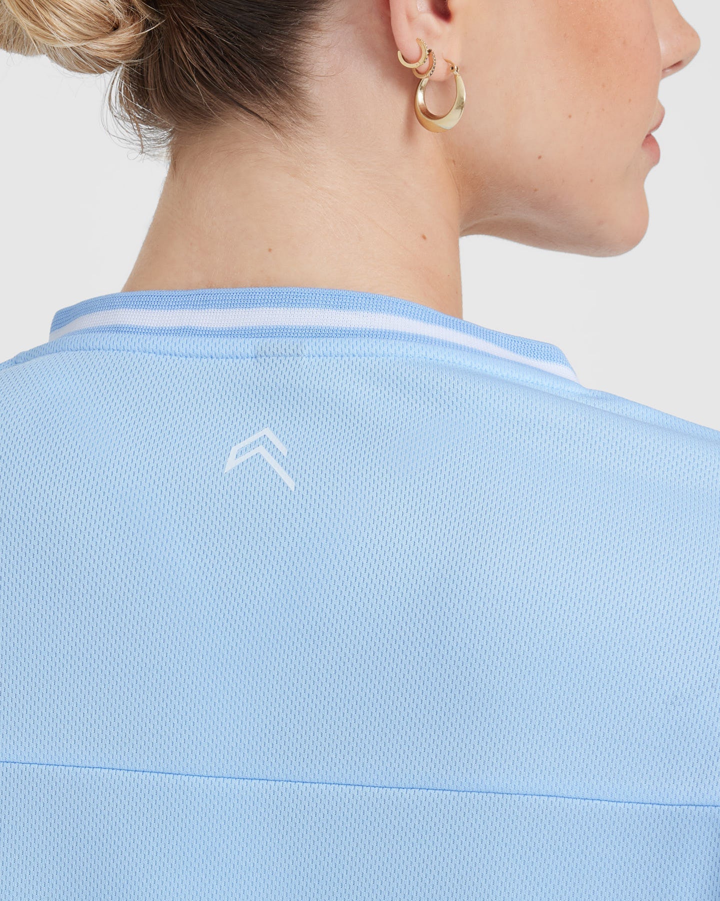 Blue V-Neck T-Shirt Women's - Powdered Blue | Oner Active US